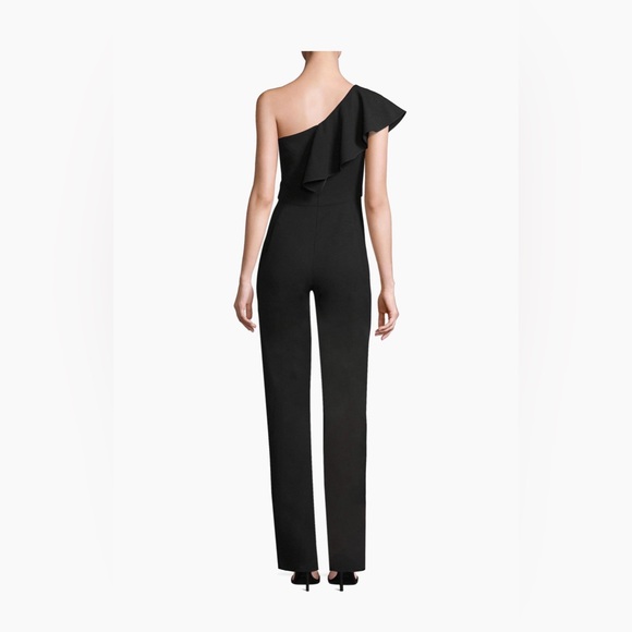 Black Halo NWT One-Shoulder Jumpsuit sz 6 - Picture 6 of 11